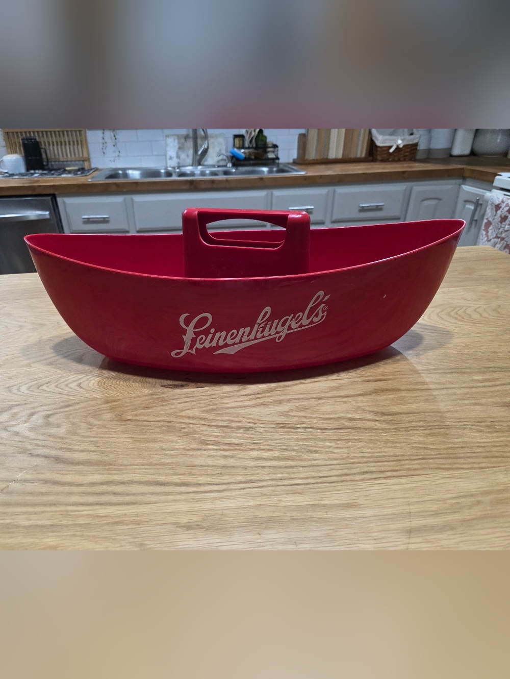 Leinenkugal Ice Buckey Boat Caddy - Portable Beverage Holder
